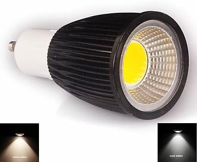ZQ Mini light bulbs 9W GU10 700-750LM Support Dmimable Led Cob Spot Light Lamp Bulb , cool white-110v