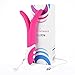 Premium Double Delight Wand Massager - Waterproof Medical Grade Silicone Clit Vibrator -9xSpeed&Pattern Multipurpose Noiseless Dildo - USB Rechargeable - Suitable For Women & Men By Viberance (Pink)
