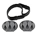 ProCIV Cable Clips, Desktop Cable Organizers, Cable Drop Organizer & Management System for Wires, Desktop & Computer, Electrical, Charging, Mouse, USB Cord, Set of 2 (Black/Grey)