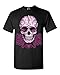 Skull Pink Roses T-shirt Day of Dead Shirts #16394