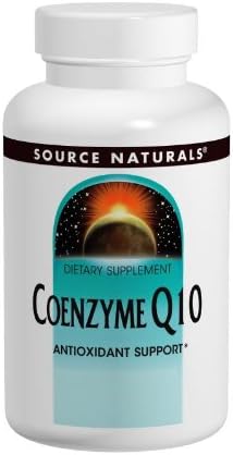 Source Naturals Coenzyme Q10 Antioxidant Support 100 mg for Heart, Brain, Immunity, & Liver Support - 60 Capsules