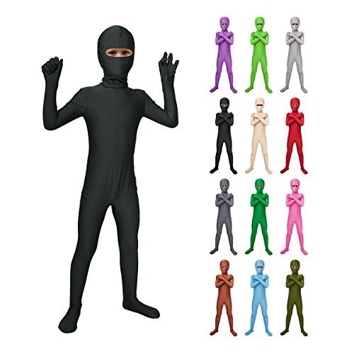 Sheface Kids Spandex Eyes Open Bodysuit Fancy Dress Costume