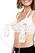 Simple Wishes Supermom T-Shirt Nursing & Hands Free Pumping Bra with Fixed Padding - Comfortable Maternity Breast Pump Bra SR34C