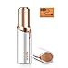 Arsvita Women's Facial Hair Remover, Flawless Painless Hair Remover with Rechargable Battery, Lipstick Razor, Light Hair Removal / Shaver Device With USB Cable (White)
