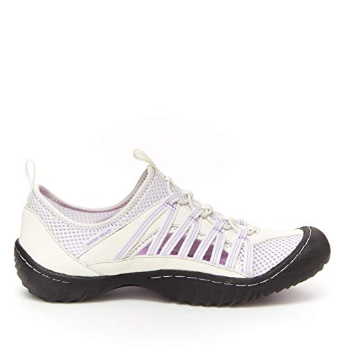 JBU by Jambu Women's JBU Evergreen Sneaker, Off White, 8 Medium US