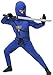 Charades Child's Ninja Avenger Costume Jumpsuit, Blue, Medium