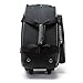 Pyramid Path Deluxe Double Roller with Oversized Accessory Pocket Bowling Bag (Black/Silver)