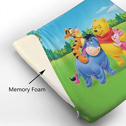 くまのプーさんかっこいいです5 クッション 四角形 座布団 座り心地抜群 通気性抜群 低反発 洗える通 オフィス 椅子用 自宅用 車用 1枚 35x38x3cm B0fxqbsr 1 250円