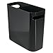 mDesign Plastic Small Trash Can, 1.5 Gallon/5.7-Liter Wastebasket, Narrow Garbage Bin, Handles for Bathroom, Laundry, Home Office - Holds Waste, Recycling, 10