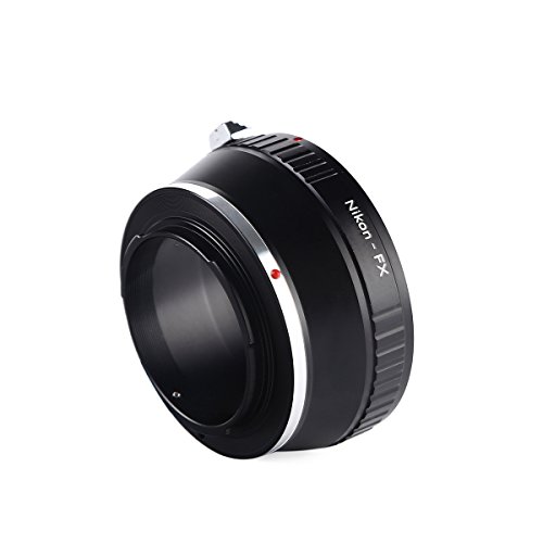 Adapter To Convert Nikon F-Mount Lens To Fujifilm X-Mount For Fuji X-Pro1, X-Pro2, X-E1, X-E2, X-E2S, X-M1, X-A1, X-A2, X-A3, X-A10, X-T1, X-T2, X-T10, X-T20 Mirrorless Digital Camera - Thumbnail 5