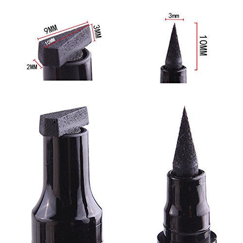 Eyeliner Stamp, Waterproof Liquid Eyeliner Pen Pencil Cat Eye Wing Eyeliner Stamps Set Easy to Makeup Tool (H01)