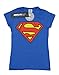 DC Comics Women's Superman Logo T-Shirt,Royal Blue,Small