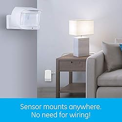 GE, White, Wireless Motion-Sensing Lighting Control