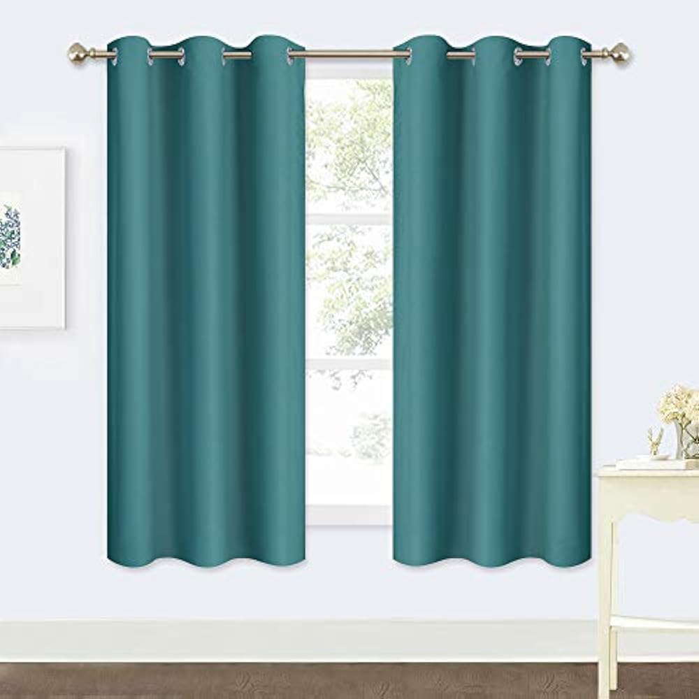 Blackout Bedroom Curtains Solid Window Treatment Panels For