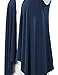 MBJ WSK1071 Womens Lightweight Sleeveless Draped Open Cardigan XXXL NAVY