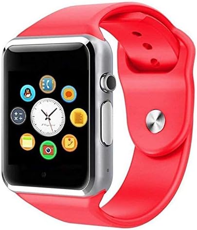 JOKIN Smart Watch A1 Bluetooth Smartwatch Compatible with All Mobile Phones for Boys and Girls (Red)