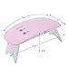 CO-Z 5W LED Nail Dryer Curing Lamp Light Portable for Gel Based Polishes Manicure Pedicure 2 Timing Setting 45s 90s USB Port (5W Small, Common - Pink)
