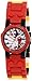 LEGO Kids' 9004919 Ninjago Snappa Plastic Watch with Link Bracelet and Figurine