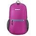 Gonex Ultra Lightweight Packable Backpack Daypack Handy Foldable Camping Outdoor Travel Cycling Backpacking(Rose Red)