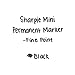 Sharpie Permanent Mini Markers, Fine Point, Black, 72-Pack Canister