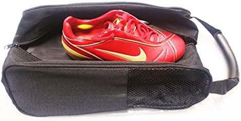 Soccer Travel Shoe Bag with Side Compartment