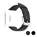 Berfine 18mm 20mm 22mm Calf Leather Watch Band, Extra Soft Watch Strap for Men Women