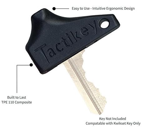 Tactikey - First Ever Ultra Portable Plastic Keyholder Keychain Tactical, Self-Defense Personal Safety