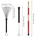 Drum Sticks Drum Wire Brushes Drum Brushes Drum Sticks Retractable Brushes Drums Sticks Drum Brushes Set for Jazz Acoustic Music Lover Gift Total 2 Pairs with Portable Storage Bag