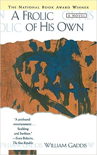 A Frolic Of His Own Gaddis William 9780684800523 Amazoncom Books
