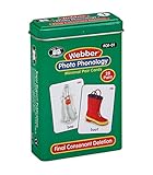 Super Duper Publications Webber Photo Phonology Final Consonant Deletion Minimal Pair Card Deck Educational Learning Resource for Children