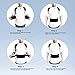 QNTICH Back Brace Posture Corrector Fully Adjustable Support Belt Improves Posture and Provides Lumbar Back Brace Lower and Upper Back Pain Relief Upright Go Posture for Men and Women