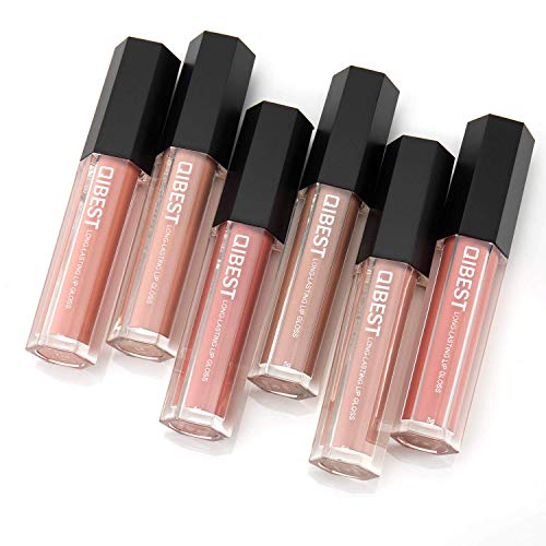 Matte Liquid Lipstick Set, 6 Pcs Superstay Mate Ink Waterproof Lip Gloss Beauty Lips Makeup Set (NUDE MATTE INK)