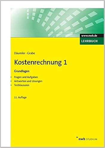 Kostenrechnung 1 Grundlagen Mit Fragen Und Aufgaben Antworten