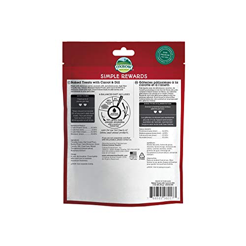 Oxbow Simple Rewards Carrot & Dill Treats - Image 2