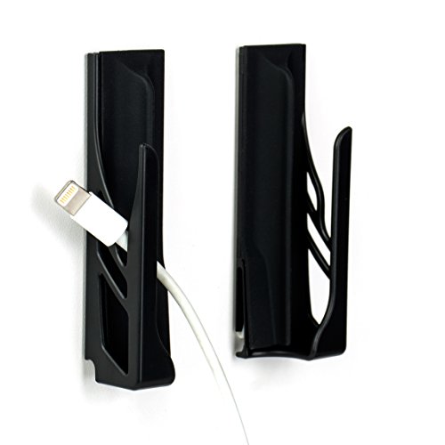 Koala Wall Mount 2.0; Damage-free Universal Dock for Smartphone, Tablet, eReader by Dockem; for iPad 1, 2, 3, 4, Air, Mini, iPad Pro, Samsung Galaxy Tab/Note, Google Nexus, Microsoft Surface (Black)