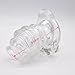 MoonPieee Full Access Tunnel Plug Ribbed Hollow Bütt Plug Ribbing Bütt Pug for Woman Men