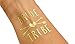 ANF BRANDS (12 Pack Bride and Bride Tribe Gold Temporary Tattoos for A Bachelorette Party