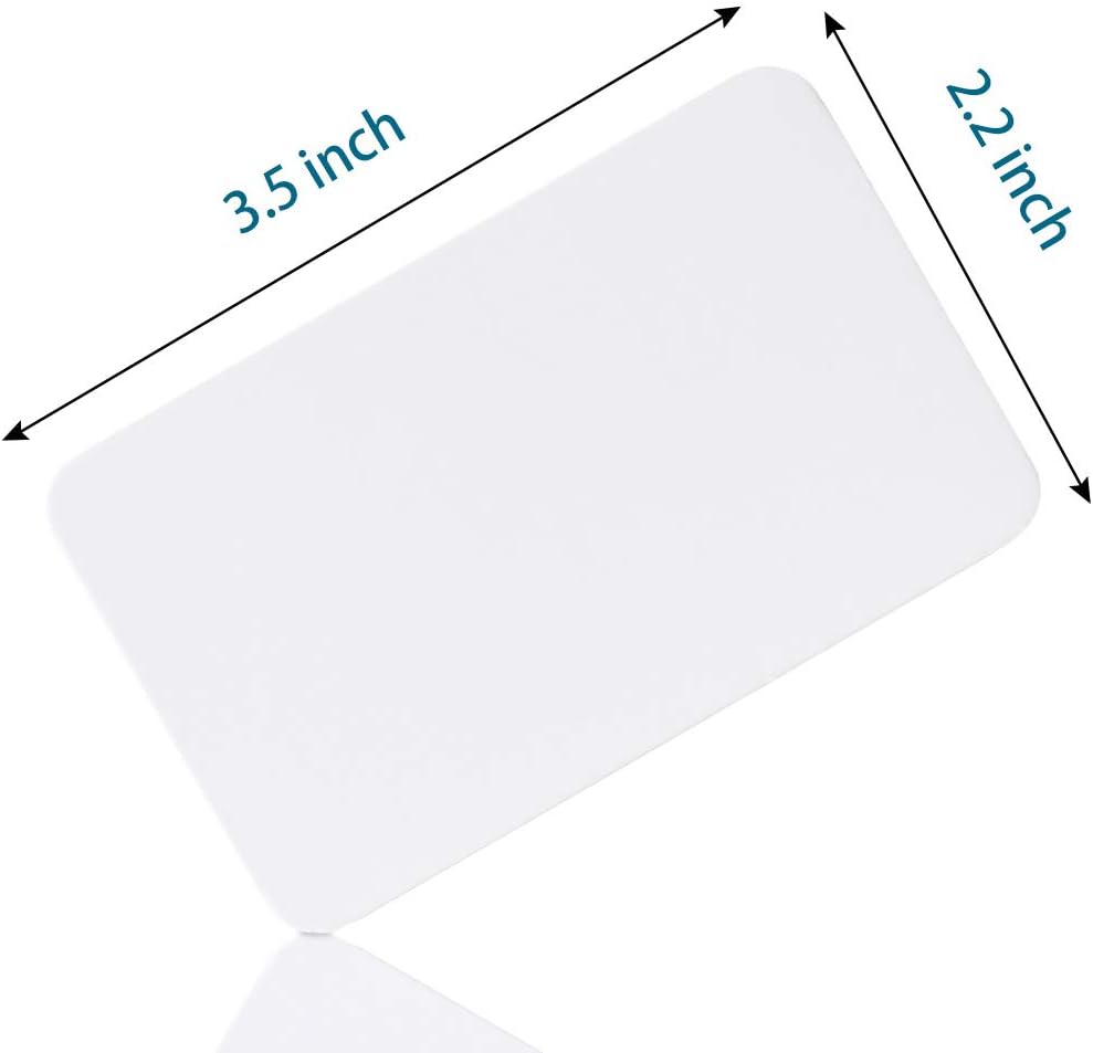 Primbeeks 300pcs Blank Business Cards, Premium Blank White Cards, 3.5" x 2.2" Small Blank Cards, Blank Cardstock Cards, Small Note Cards, White Blank Cards, White Business Cards, Kraft Paper Cards : Office Products