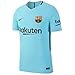 NIKE Men's Lionel Messi Barcelona 2017/18 Vapor Match Jersey(Slim-Fit) - Blue