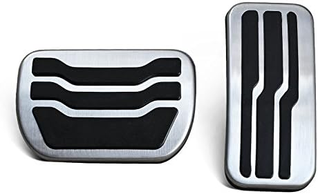 Gas Brake Pedal Cover for Ford Edge 2015-2018 No Drill Steel Foot Accelerator Kit Interior Accessories