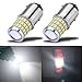 iBrightstar Newest 9-30V Super Bright Low Power 1157 2057 2357 7528 BAY15D LED Bulbs with Projector Replacement for Back Up Reverse Lights or Tail Brake Lights,Xenon White(6500K) primary