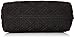 Vera Bradley Women's Microfiber Large Zip Cosmetic Makeup Organizer Bag, Classic Black, One Size