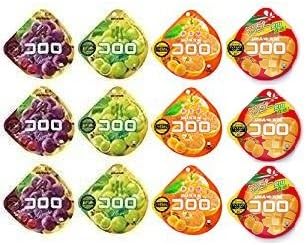 12 Bags of UHA Mikakuto Kororo Gummy 40g Grape, Muscat, mango,and Japanese Orange Flavor