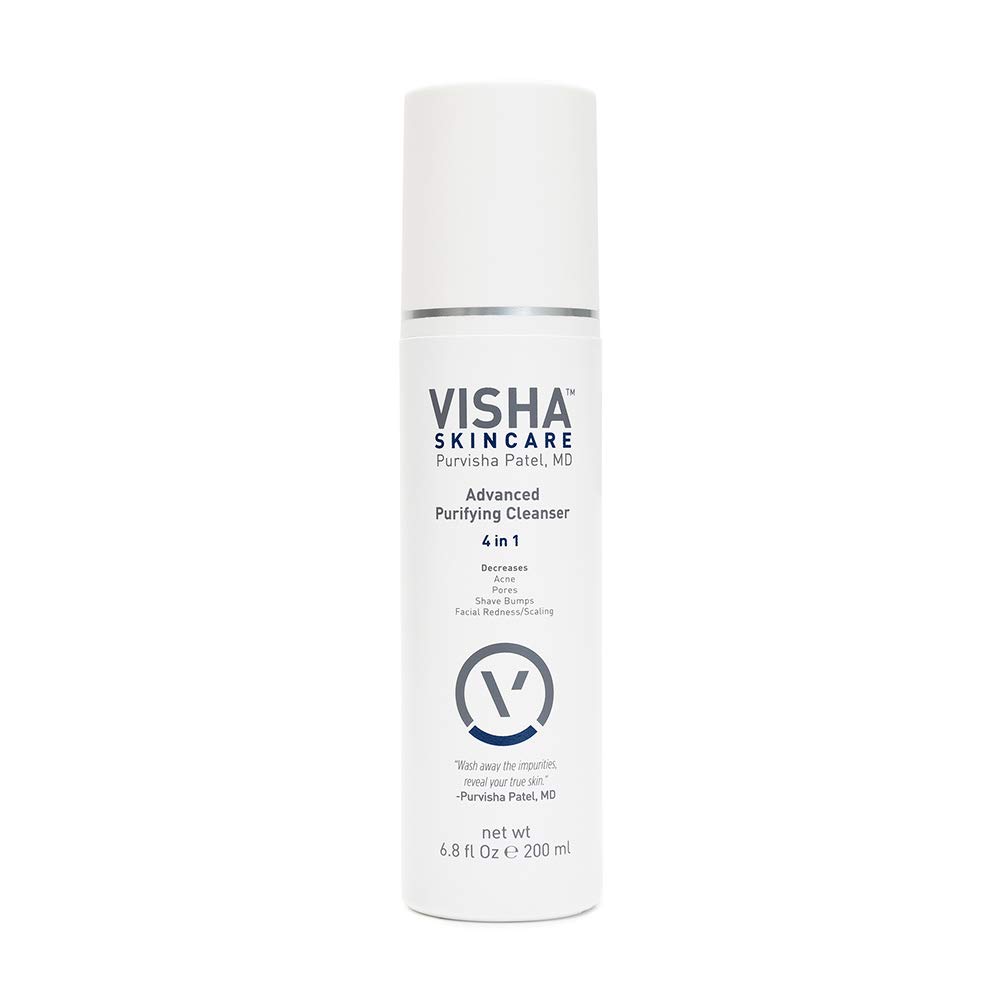 Visha Skincare Advanced Purifying Cleanser - Helps Address Redness and Irritation Caused by Conditions Such as Rosacea and Dermatitis