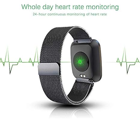 iCoverCase Inteligente reloj, Bluetooth SmartWatch deportivos Rastreador para Negro