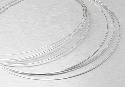 SILVER SOLDER WIRE SOLDERING JEWELRY MAKING REPAIR MEDIUM SOLDER SILVER 5' 20Ga (E 1)