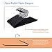 JS HANGER Non Slip Pants Hangers 20 Pack Open Ended Easy Slid Slacks Hangers, Durable Anti-Rust Space Saving Metal Jeans Hanger, Chrome and Black Friction
