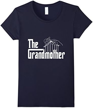 Women's The Grandmother Shirt Shirts T-shirt T-shirts Tee Godfather Large Navy