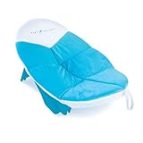 Baby Delight Cushy Nest Cloud Infant Bather | Blue | Support & Comfort for Bathing | Fits in Most Sinks and Tubs | Machine Washable Cushion