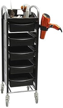 Amazon Com Aotrolley 6 Tier Rolling Storage Salon Cart With